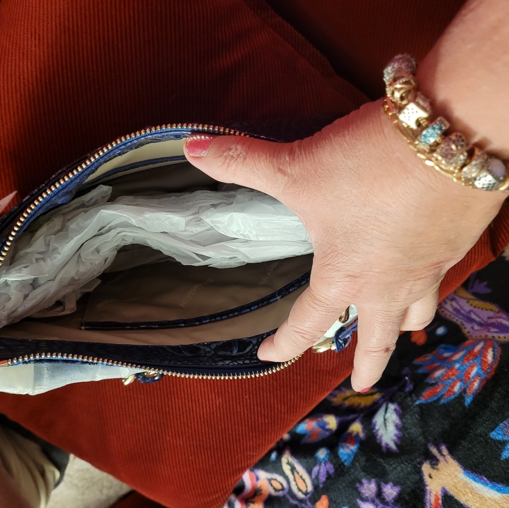 Brahmin Mod Shayna handbag  "Kyanite melbourne " Nwt - Picture 2 of 16